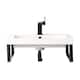 Option Matte Black Base - White Top