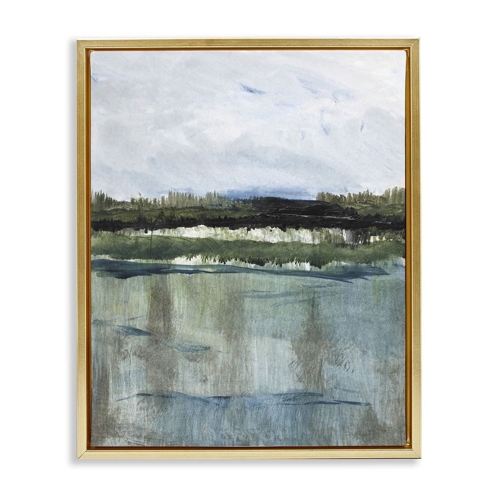 Stupell Northwest Lakeside View Framed Floater Canvas Wall Art Design By Lanie Loreth