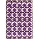 preview thumbnail 124 of 183, SAFAVIEH Handmade Cambridge Trudie Geometric Wool Rug 6' x 9' - Purple/Ivory - Rectangle