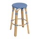 preview thumbnail 25 of 89, Tobias Rattan Round Bar Stool