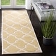 preview thumbnail 21 of 84, SAFAVIEH Handmade Chatham Eppie Modern Moroccan Wool Rug 2'3" x 11' Runner - Light Gold/Ivory - Runner