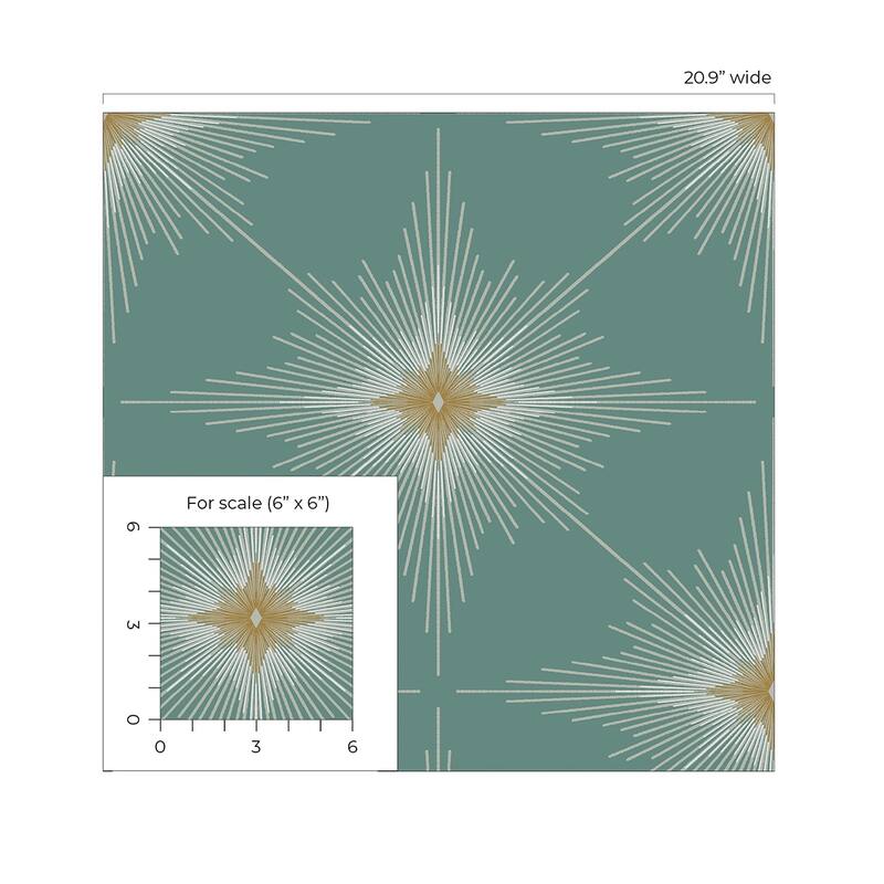 NextWall Stellar Geo Peel and Stick Wallpaper