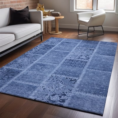 Premium Washable Super Soft Vintage Patchwork Mayfield Rug