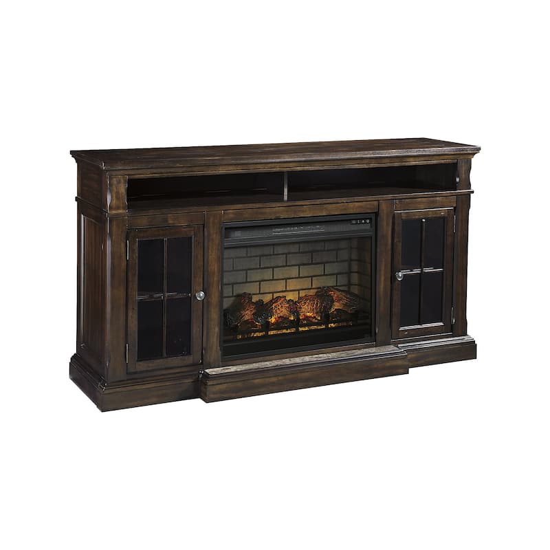 Roddinton 74" TV Stand with Electric Fireplace