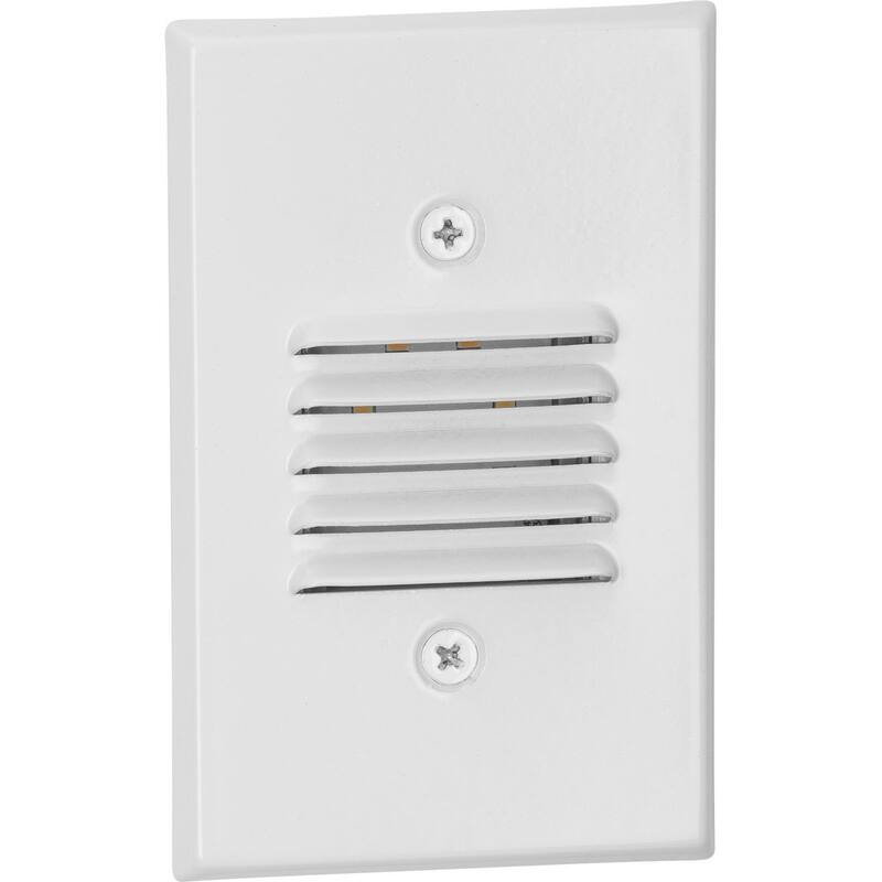 4.5-Watt 3000K Satin White Integrated LED Wall or Step Light - Small