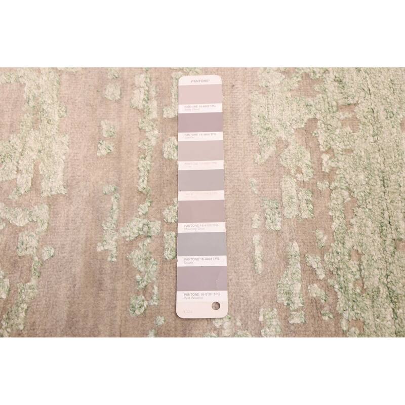 ECARPETGALLERY Hand-knotted Legacy Taupe Silk, Wool Rug - 8'11 x 12'0