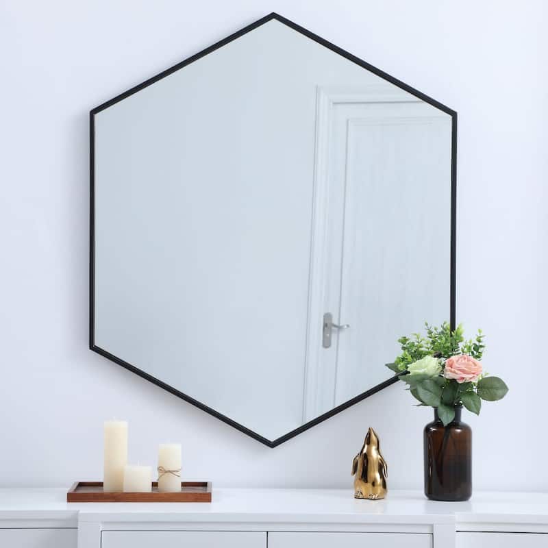 Elegant Lighting MR4538 Decker 38" W x 32" H Contemporary Geometric