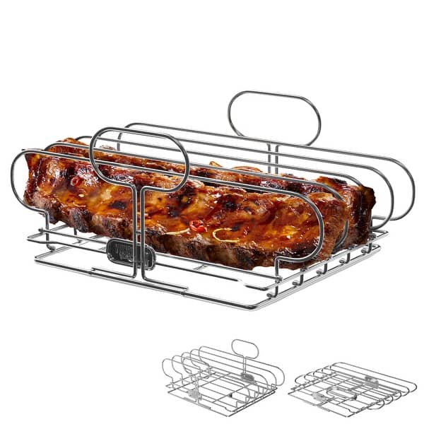 Kj Rib Rack Yukon Glory Rib Racks for Grilling and Smoking Rib Grilling Rack Rib ...