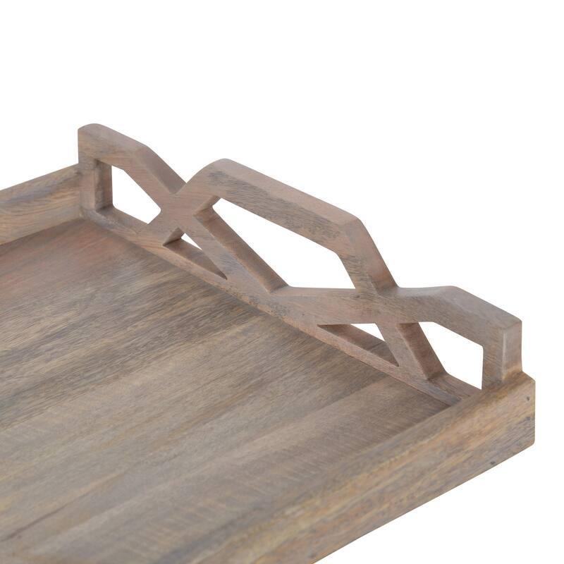 Kate and Laurel Grassley Decorative Wood Tray - 13x19