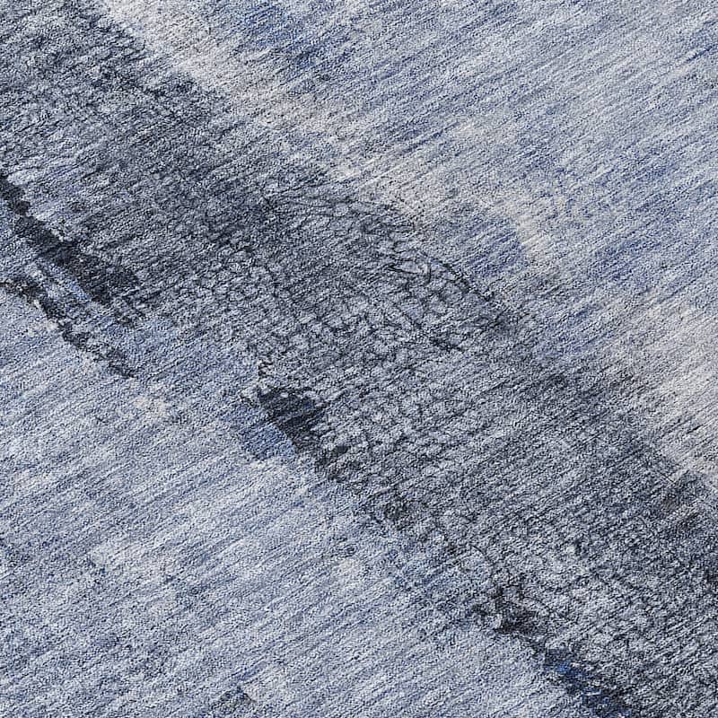 Dave Unique Abstract Spill-Resistant Blended Style Outdoor Rug