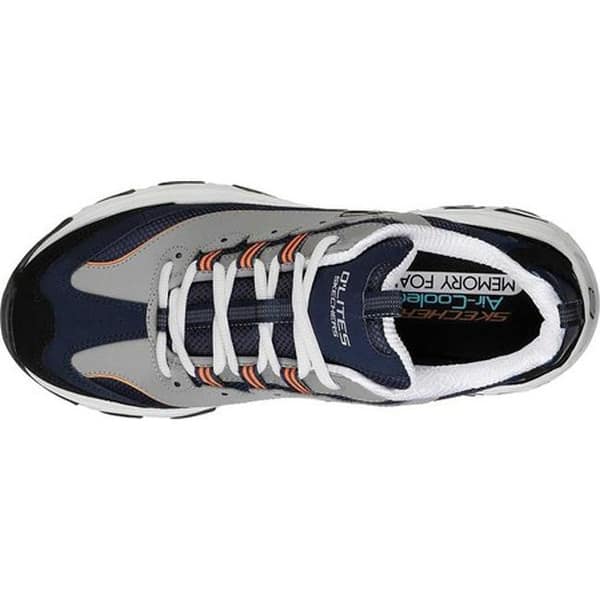 skechers d'lites 2 mens orange
