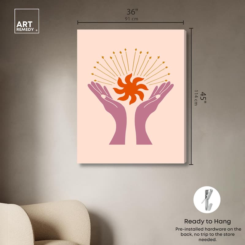 Universe Agreement Canvas by Art Remedy, Gallery Wrapped