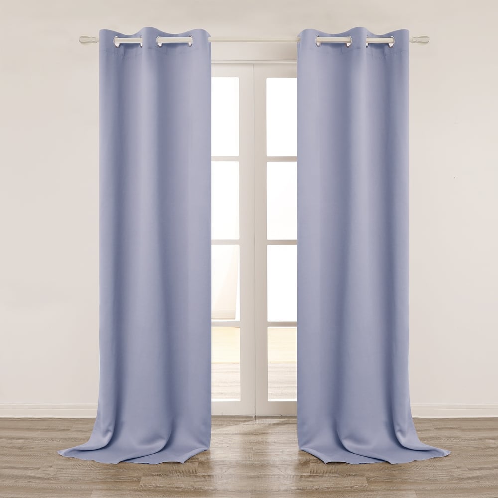 Deconovo Room Darkening Grommet Bedroom Curtain (1 Panel)