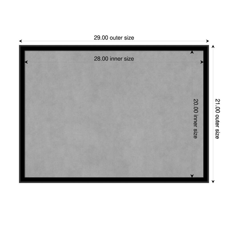 Amanti Art Incline Black Framed - 29 x 21 in - Incline Black