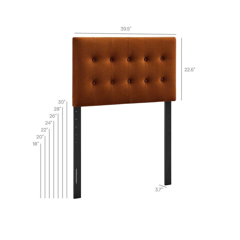 Emily Biscuit Tufted Performance Velvet Headboard