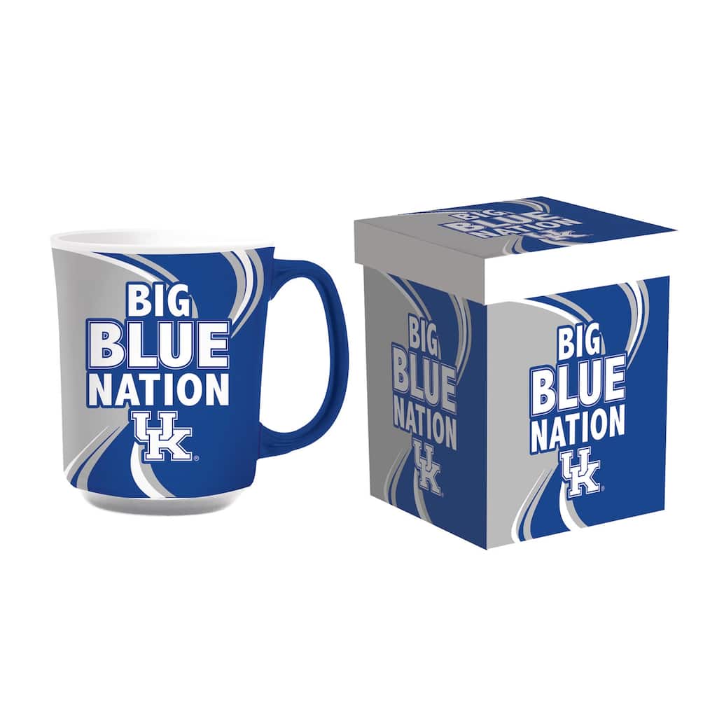 University of Kentucky, 14 oz Ceramic Coffee Mug w/ Gift Box