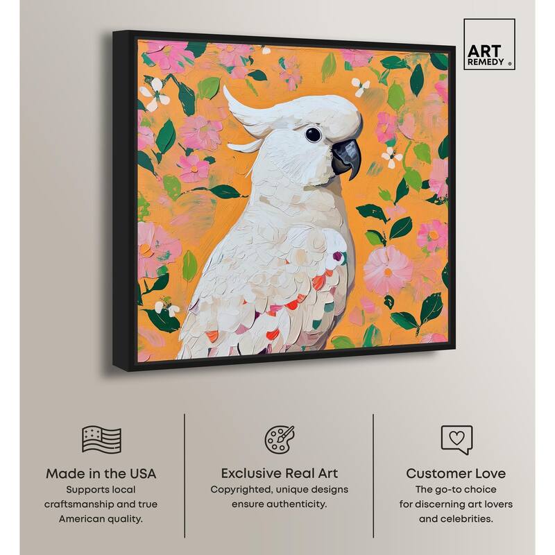 White Cockatoo II Canvas by Art Remedy