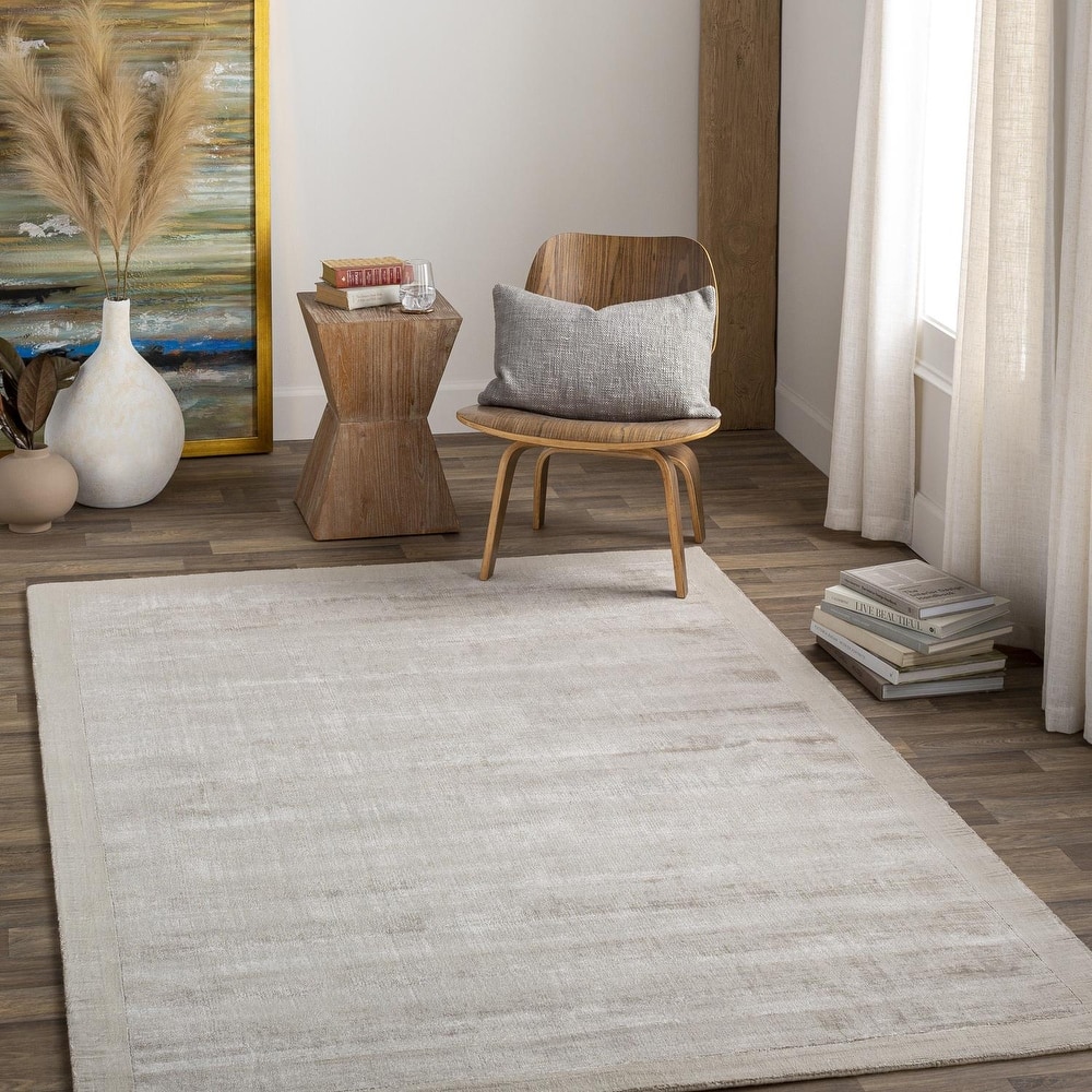 Livabliss Silk Route Casual Border Area Rug