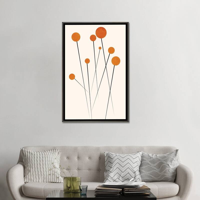 iCanvas "Dreaming Daisies" by Kubistika Framed