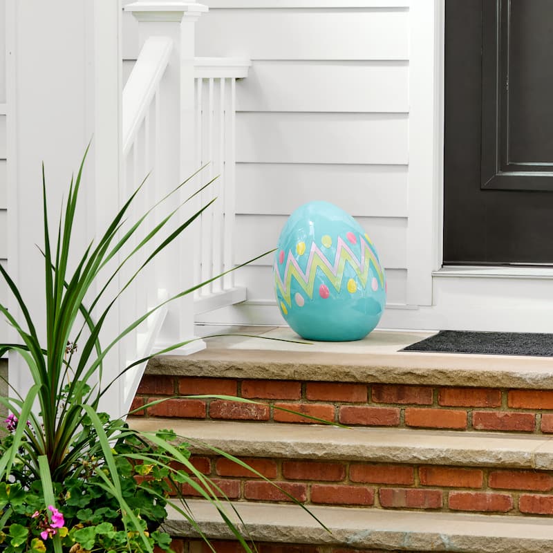 18.25" Resin Outdoor Easter Egg