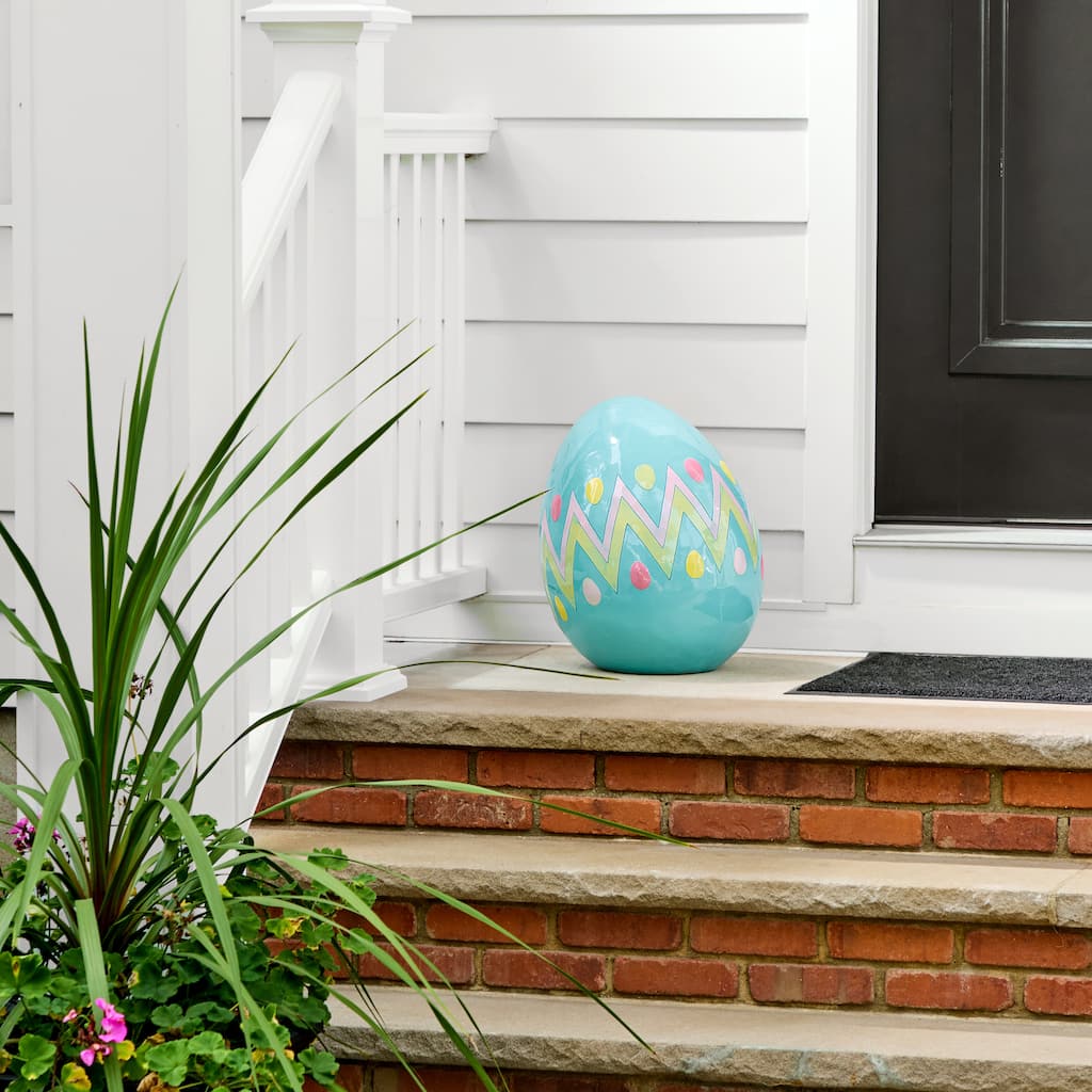18.25" Resin Outdoor Easter Egg