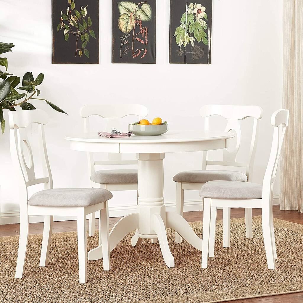 Modern 5-Piece Dining Set with Table and Chairs for Contemporary Kitchen and Dining Spaces