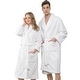 preview thumbnail 1 of 3, American Soft Linen Mens and Womens Robe Warm Fleece Unisex Bathrobe L-XL