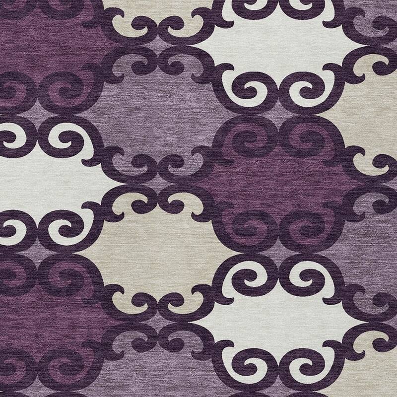 HomeRoots Trellis Transitional Rectangle Outdoor Rug