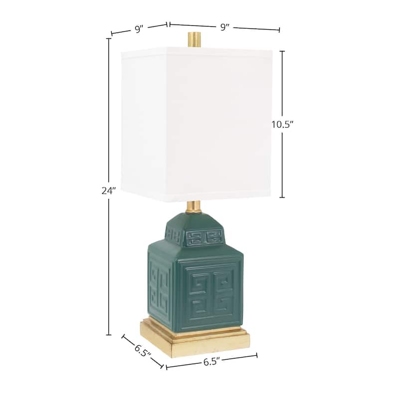 Menderes Table Lamp with Linen Shade