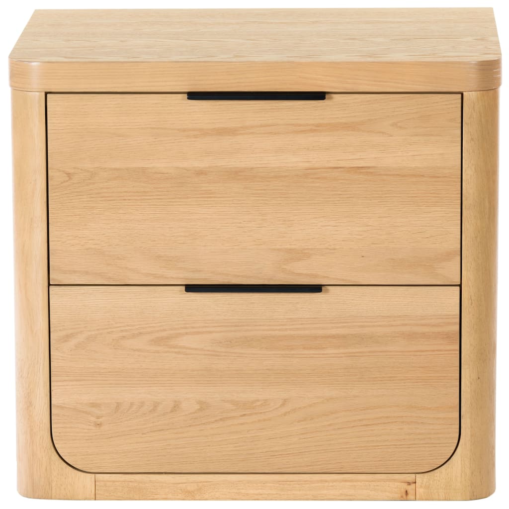SAFAVIEH Couture Raylie 2 Drawer Wood Nightstand