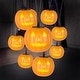 preview thumbnail 3 of 2, Gemmy Spooky Mood's White 8 ct LED Prelit Musical Jack-O-Lantern String Lights