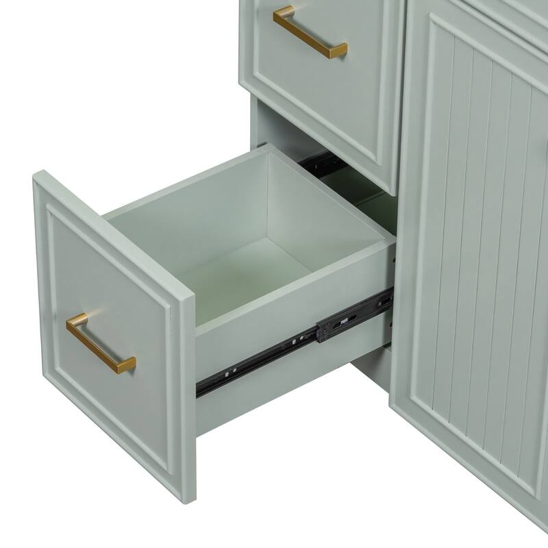 MDF Bathroom Vanity with Resin Sink