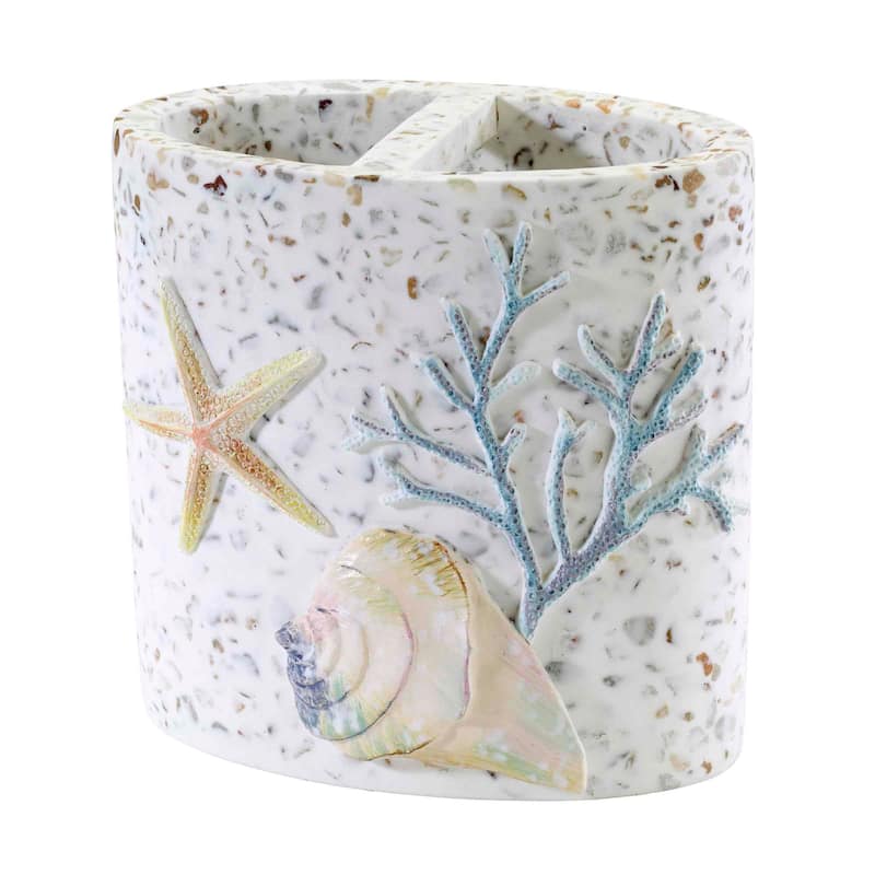 Avanti Linens Coastal Terrazzo 4-Piece Bath Accessory Set - Bath Acc 4pc Set - TM, TB, SD, LP