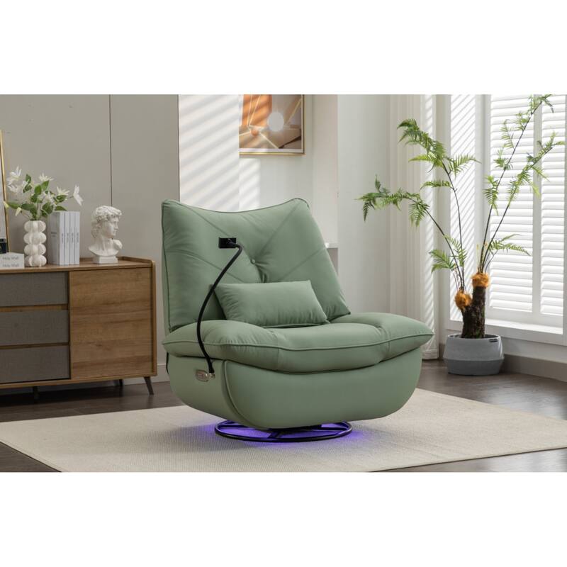 Four Modes Of Intelligent Voice Control,Atmosphere Lamp,Bluetooth Music Player,USB Ports,Back And Forth Swing - Green