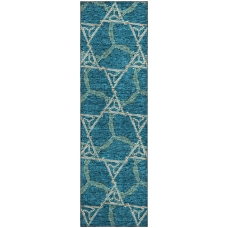 Premium Washable Super Soft Modern Tangle Mayfield Rug