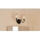 preview thumbnail 7 of 5, McKinney 2-Light Matte Black Bath Light