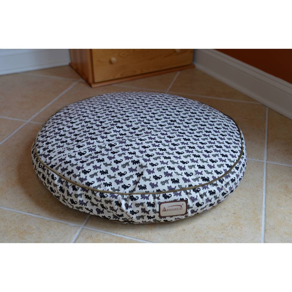 Armarkat Dog Bed Polyfilled Pet Cushion Crate Mat Soft Pad