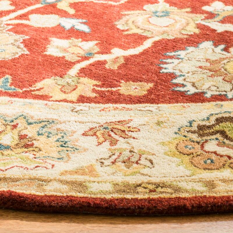 SAFAVIEH Handmade Bergama Radhildur Oriental Hand-spun Wool Rug