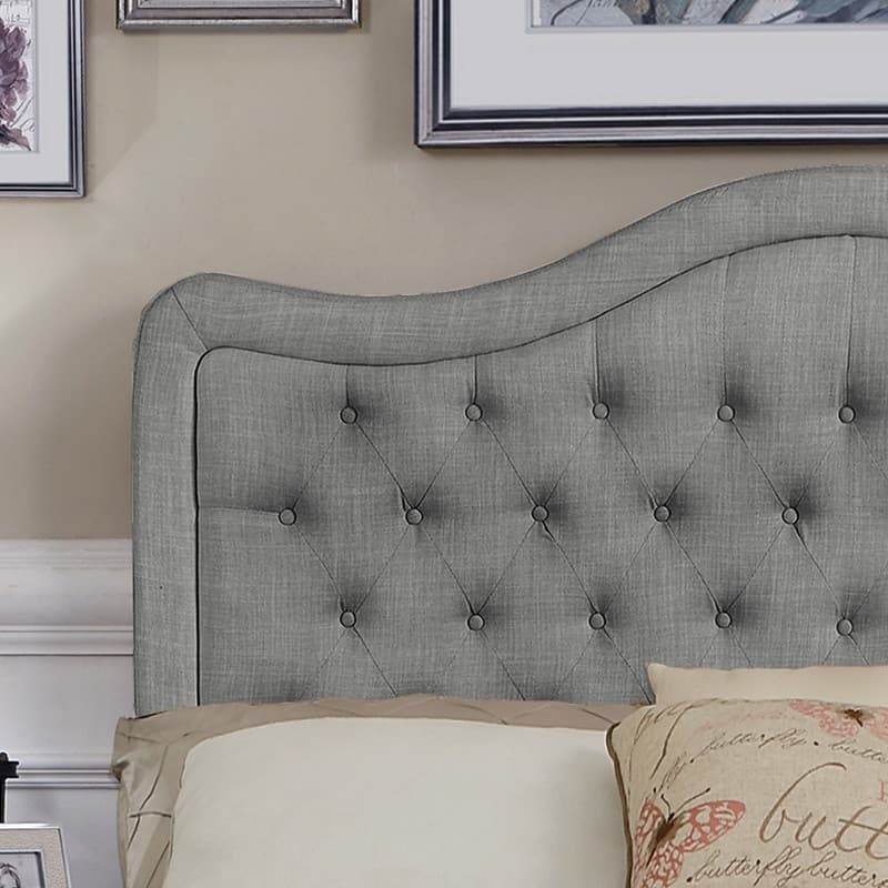 Moser Bay Murphy Grove Diamond Tufted Queen / King Upholstered Panel Bed