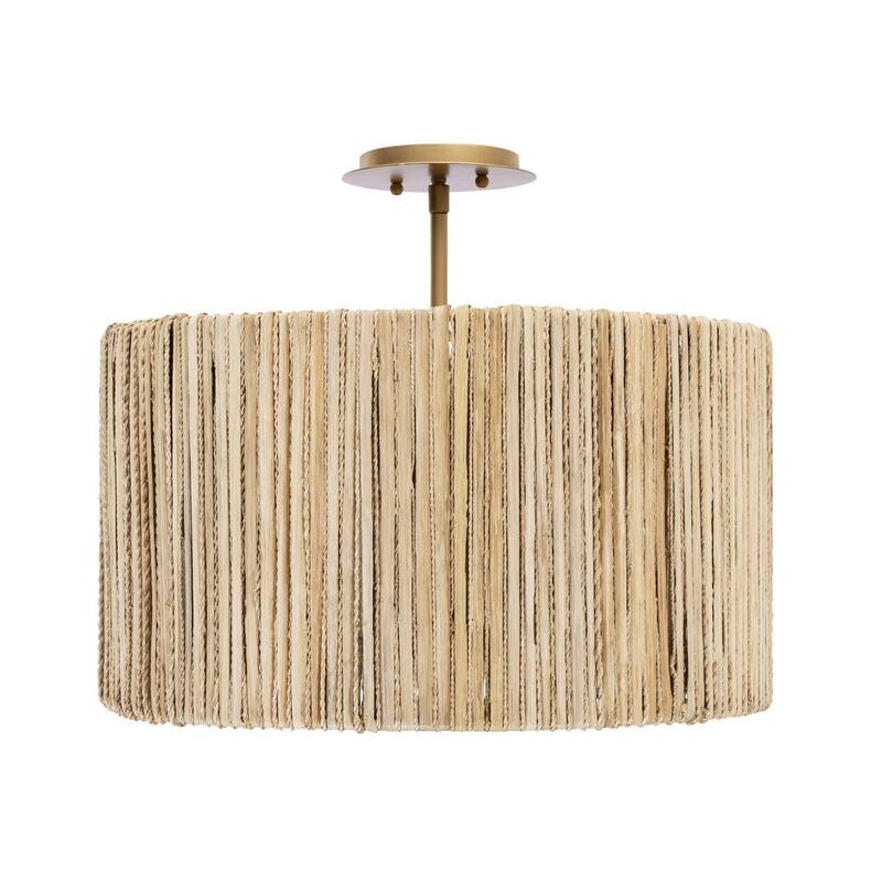 Varaluz Jacob's Ladder 3-Light Semi-Flush Ceiling Light- French Gold