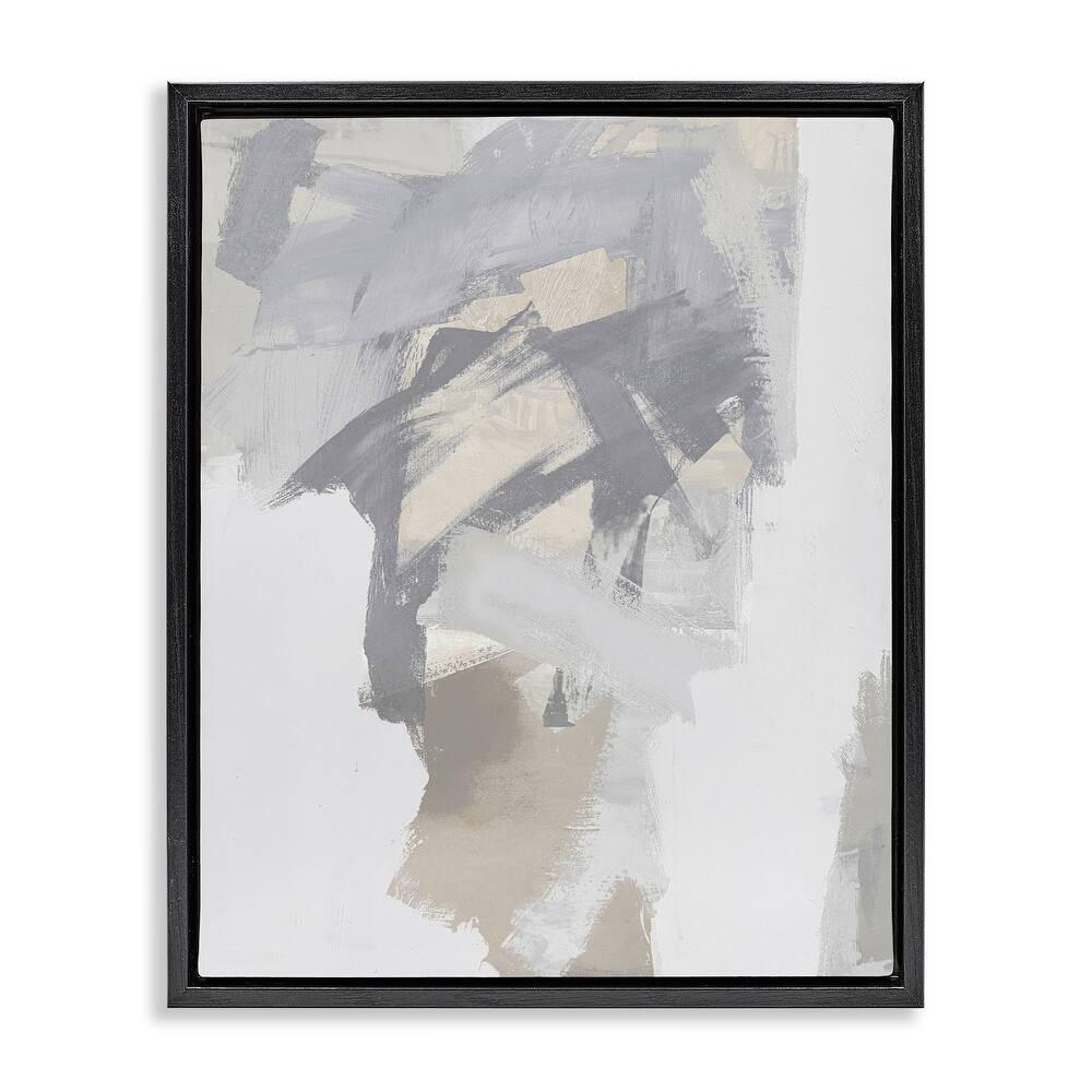 Stupell Elegant Contemporary Grey Shades Framed Floater Canvas Wall Art Design By Rachel Springer