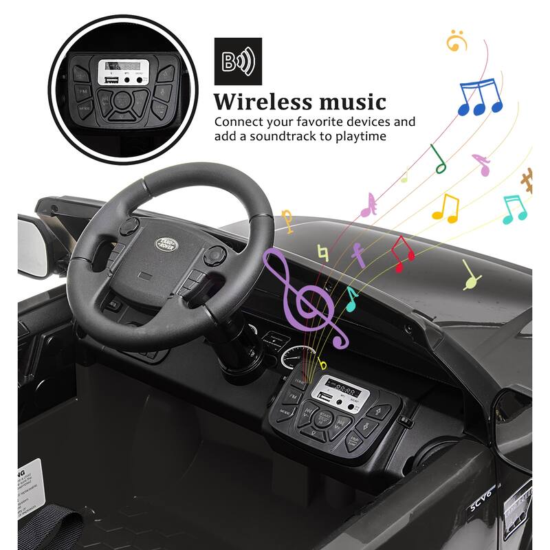Ride on Car Licensed Land Rover 12V 4.5 MPH Ride on Toys