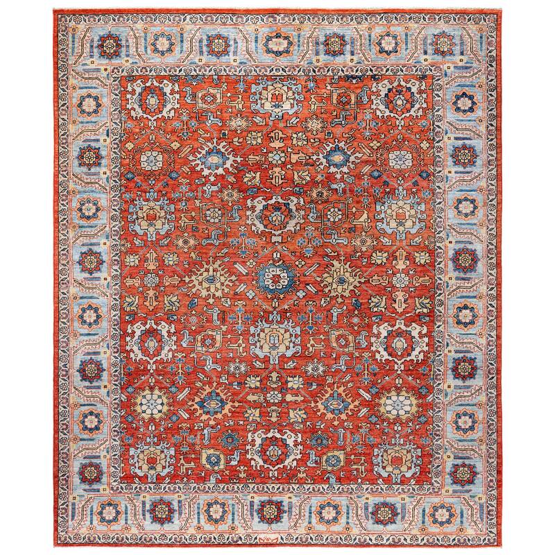 Serapi One-of-a-Kind Hand-Knotted Area Rug - Orange - 8' 3" x 10' 0"