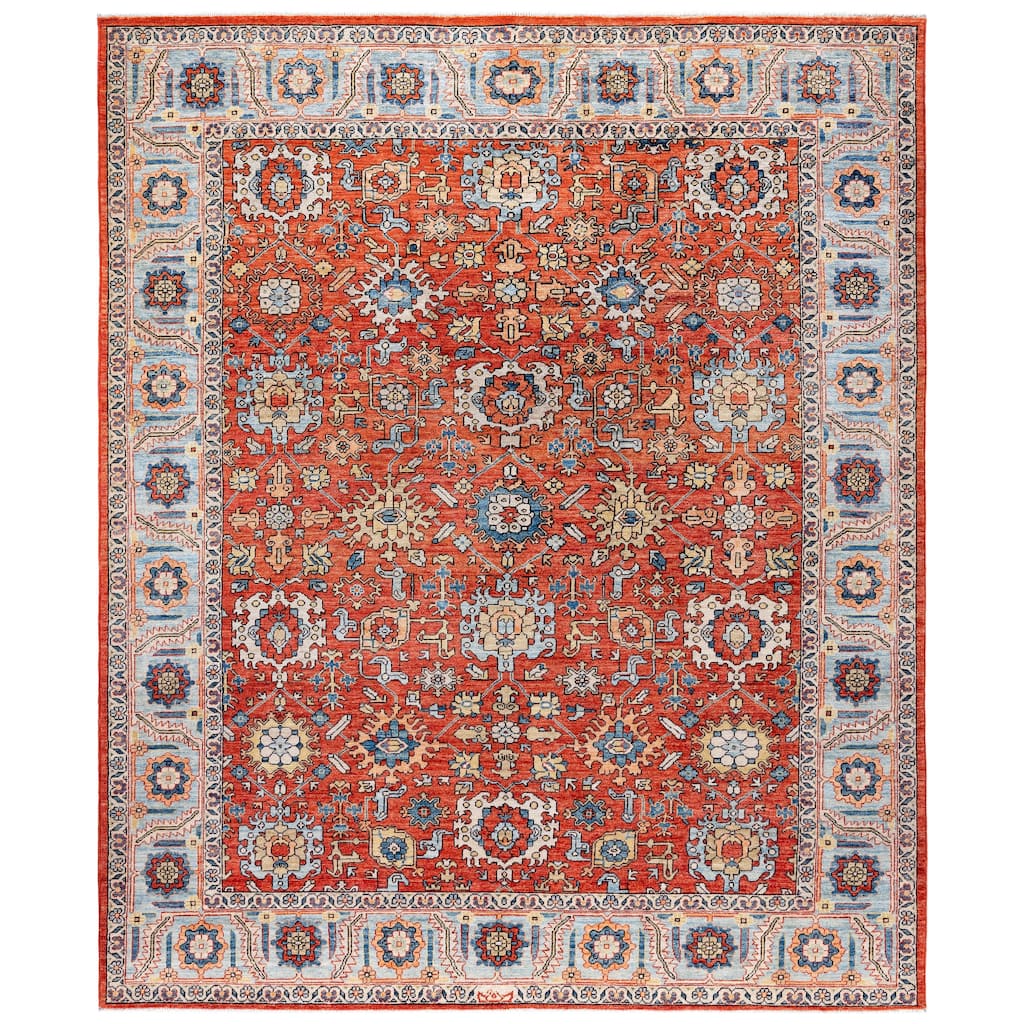 Serapi One-of-a-Kind Hand-Knotted Area Rug - Orange - 8' 3" x 10' 0"