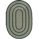 preview thumbnail 45 of 57, SAFAVIEH Handmade Braided Levina Country Rug 3' x 5' Oval - Ivory/Dark Green - Oval