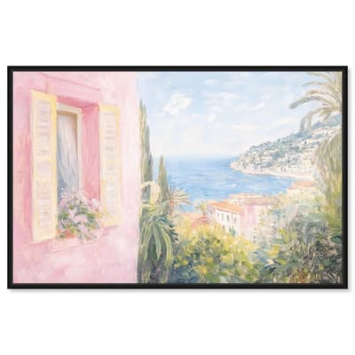 Mediterranean Pink Canvas by Art Remedy