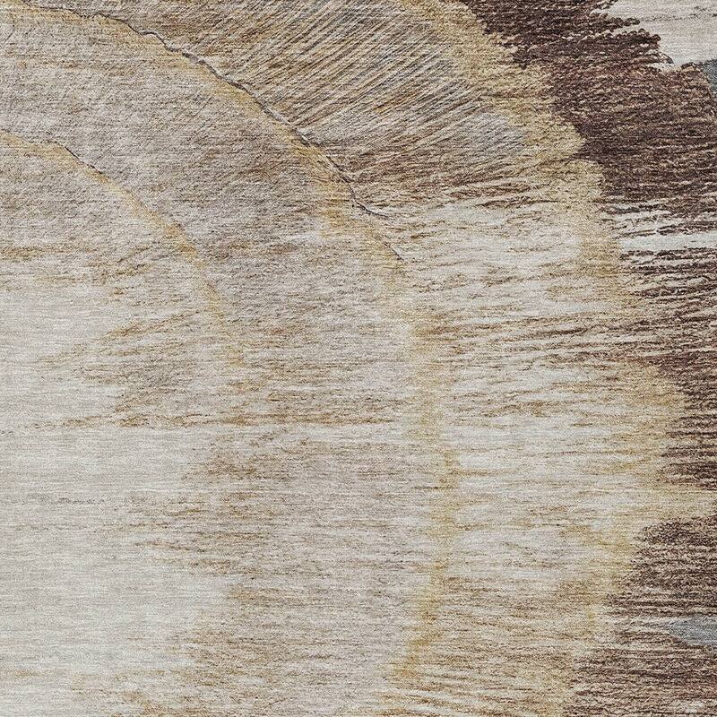 HomeRoots Abstract Transitional Rectangle Outdoor Rug