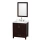 Option Espresso, Chrome Trim, Giotto Quartz Top