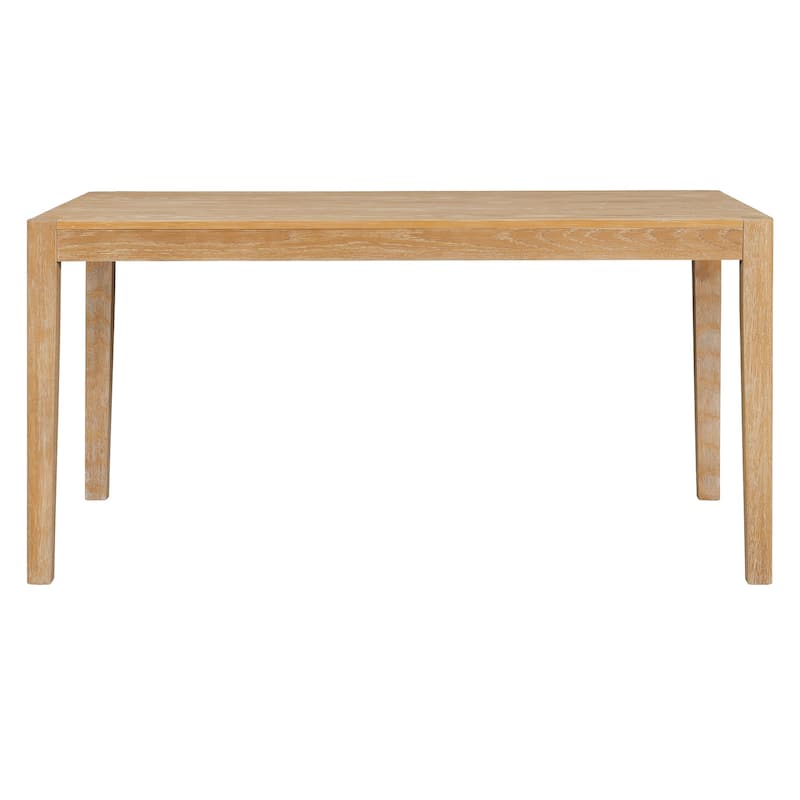 Roomfitters 7-Piece Retro Rectangular Wood Dining Table Set for 6 with Upholstered Chairs, Kitchen Dining Furniture