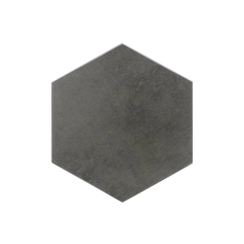 Arcadian Hexagon 9 in. x 10 in. Glazed Porcelain Wall and Floor Tile